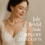 Say “I Do” to Elegance: July Bridal Sale Now Live