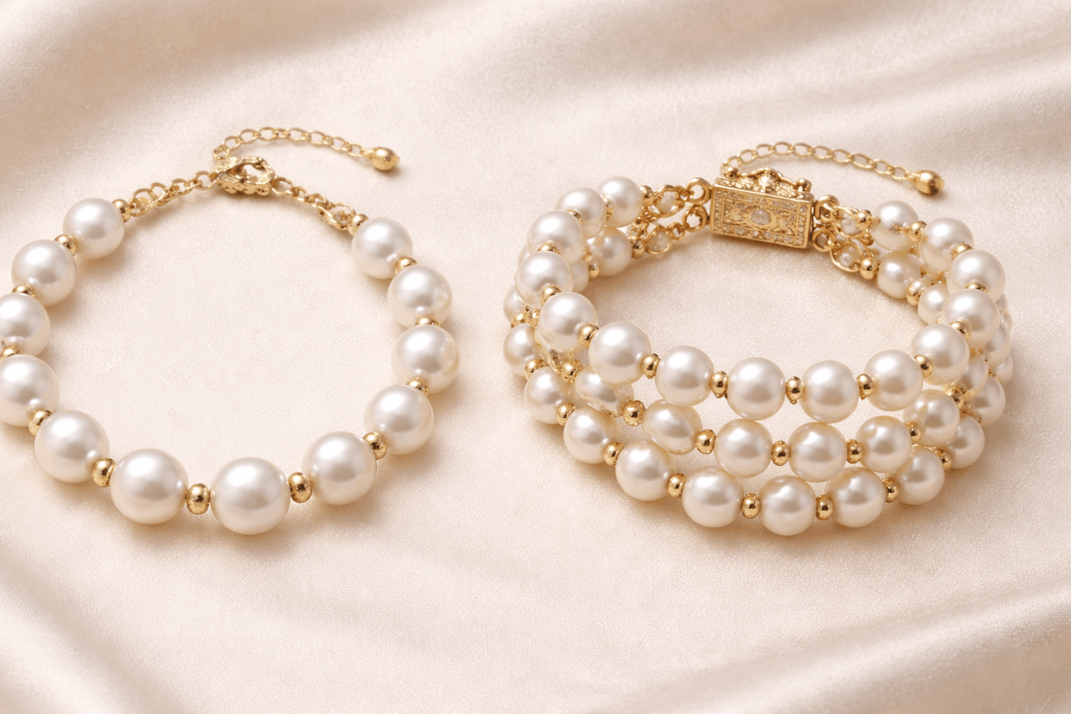 pearlsonly-blog-106-image-6-pearl - Una fila vs. varias filas – pulseras de oro con perlas - Joyería de Perlas - pearlsonly