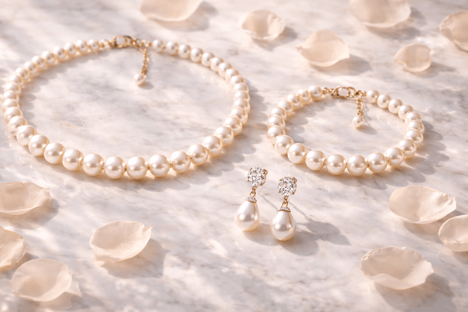 Piezas esenciales en los conjuntos de joyas para boda