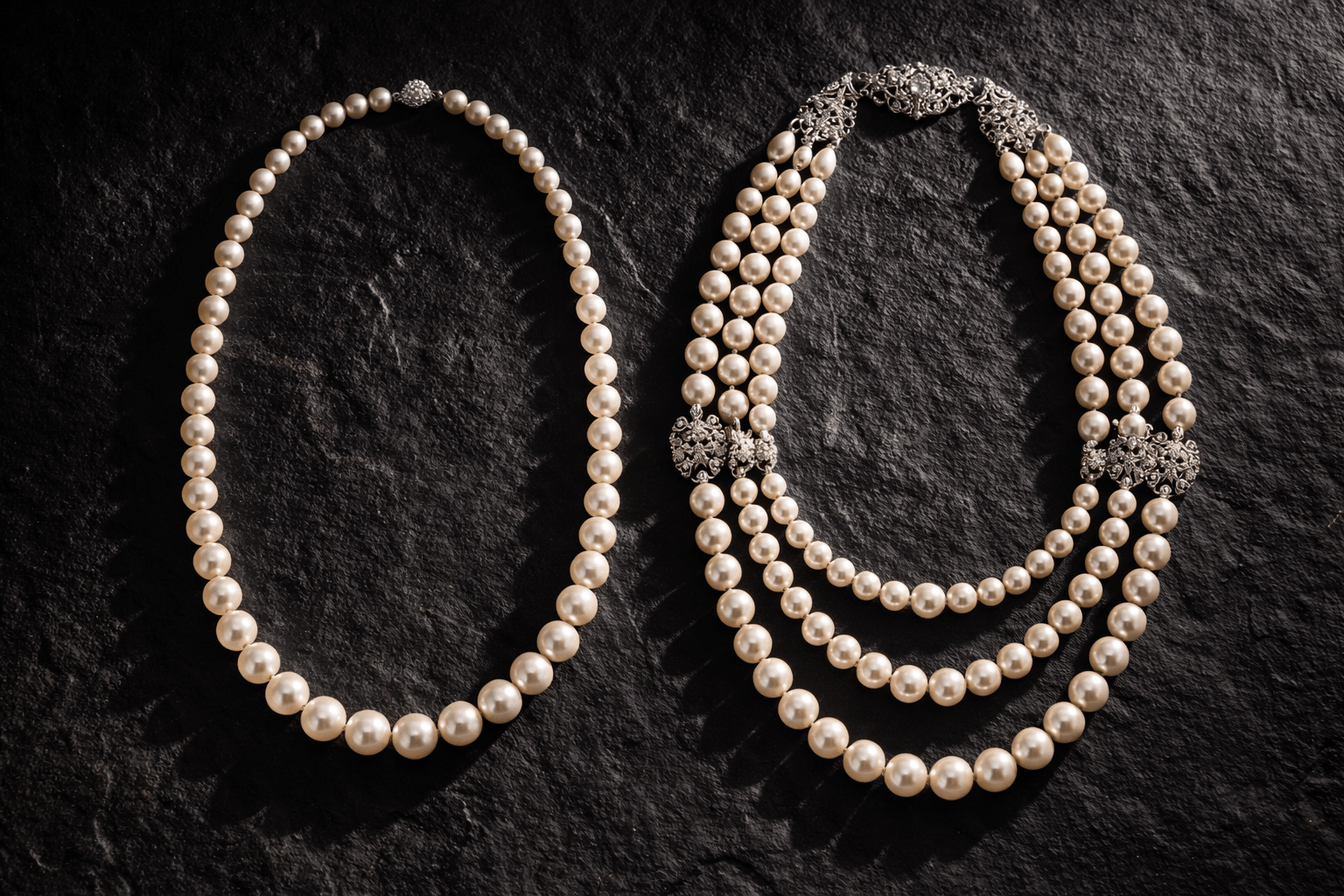 pearlsonly-blog-116-image-4-pearl - Conjuntos de joyas para novia con diferentes estilos de vestido - Joyas de perlas - pearlsonly