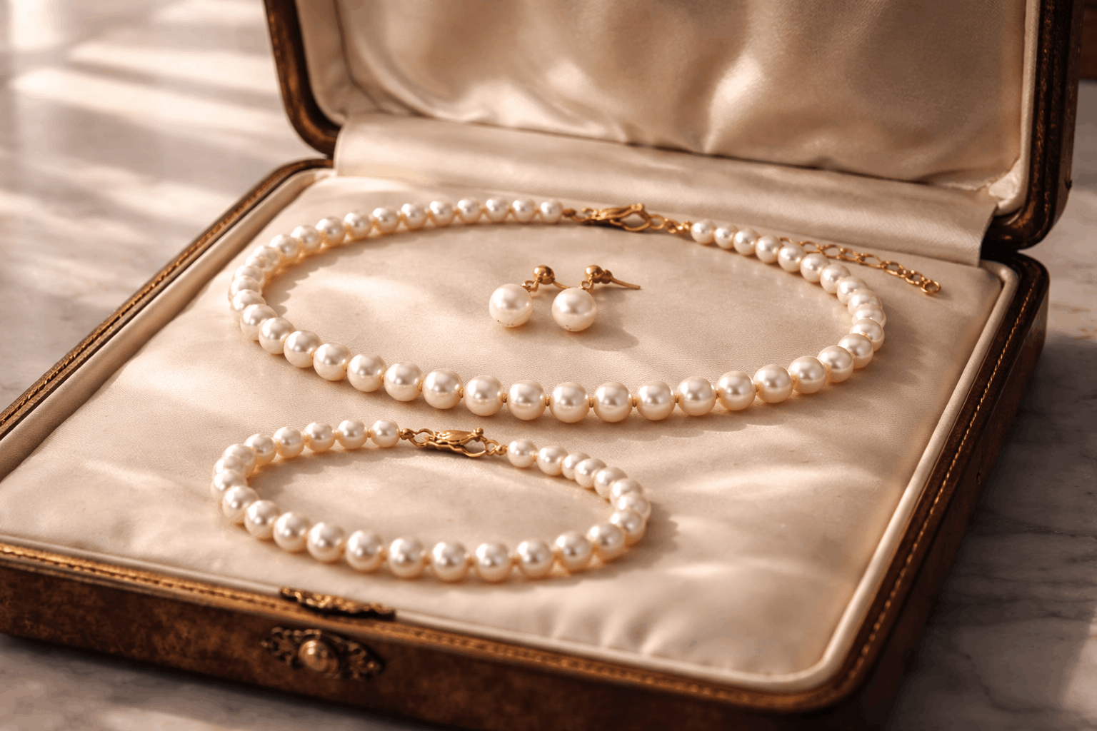 pearlsonly-blog-126-image-4-pearl - Conjuntos clásicos de perlas blancas para novias - Joyas de Perlas - pearlsonly