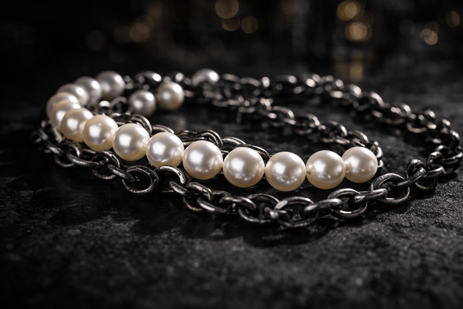 02. Perlas y hardware chunky – La combinación definitoria