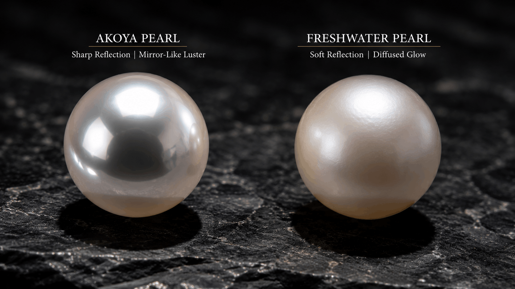 02. Cómo distinguir las Akoya de las perlas de agua dulce por el lustre