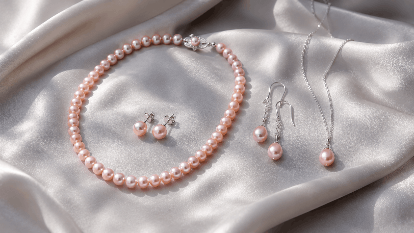 02. Tipos de joyería de perlas rosas que vale la pena conocer
