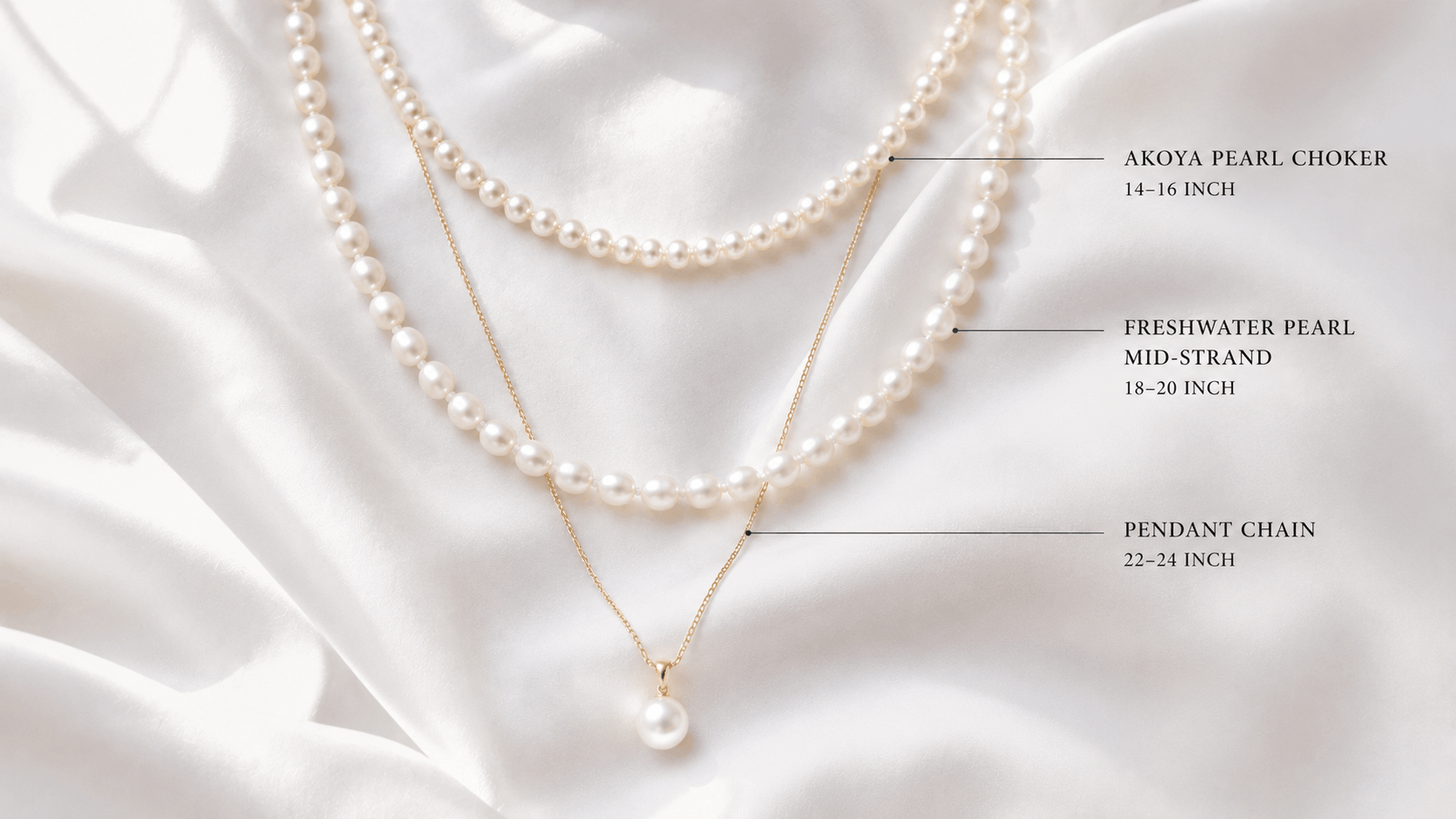04. Mejores longitudes de collares para combinar con perlas