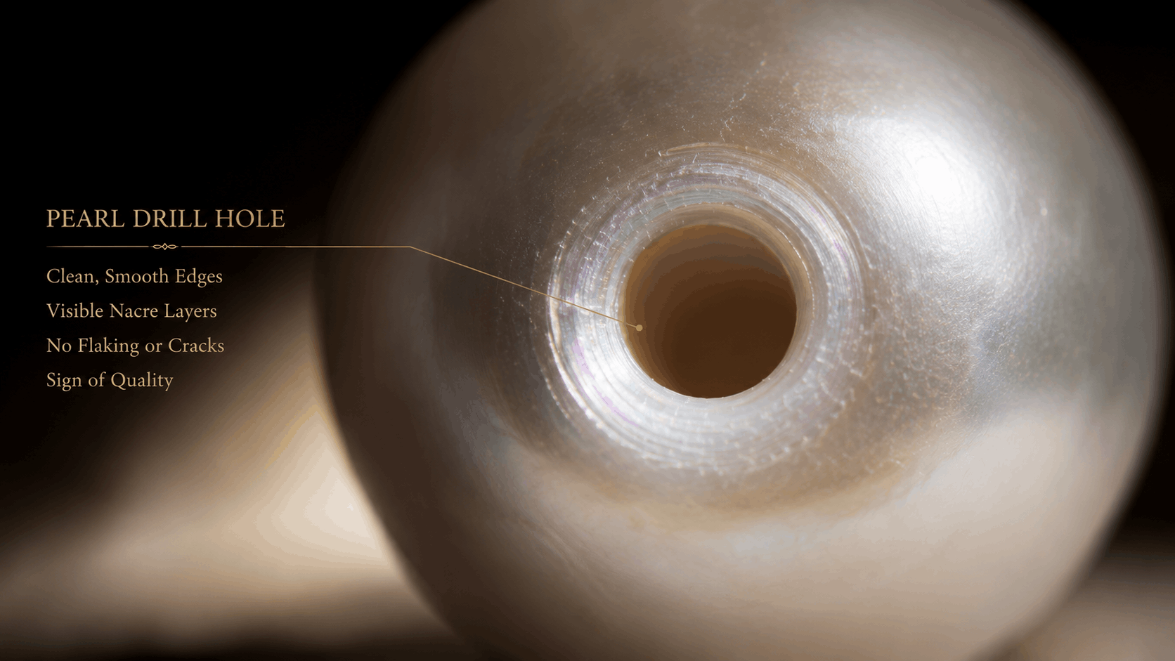 04. Cómo saber si las perlas son reales revisando los agujeros