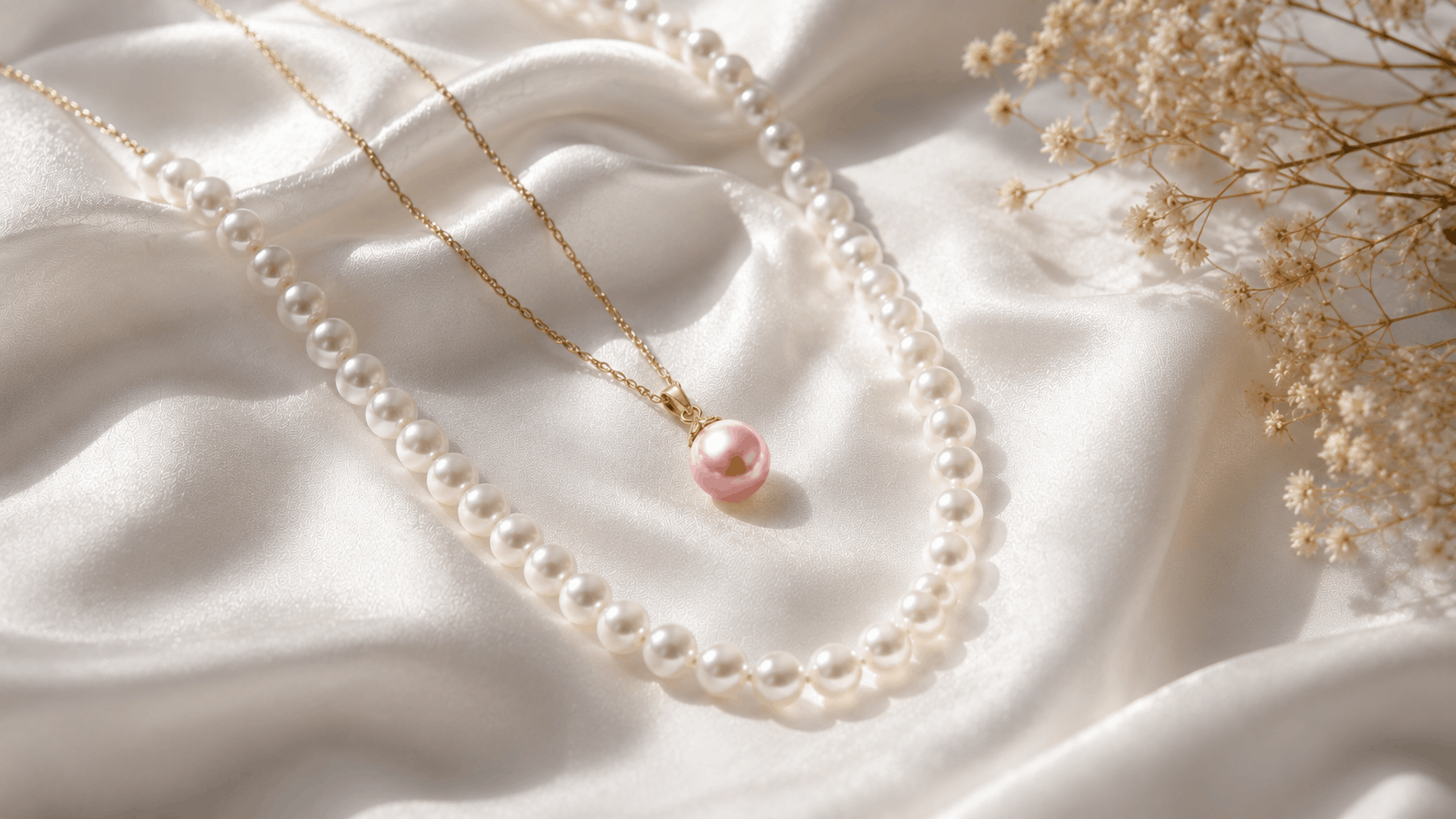 06. Cómo usar joyería de perlas rosas