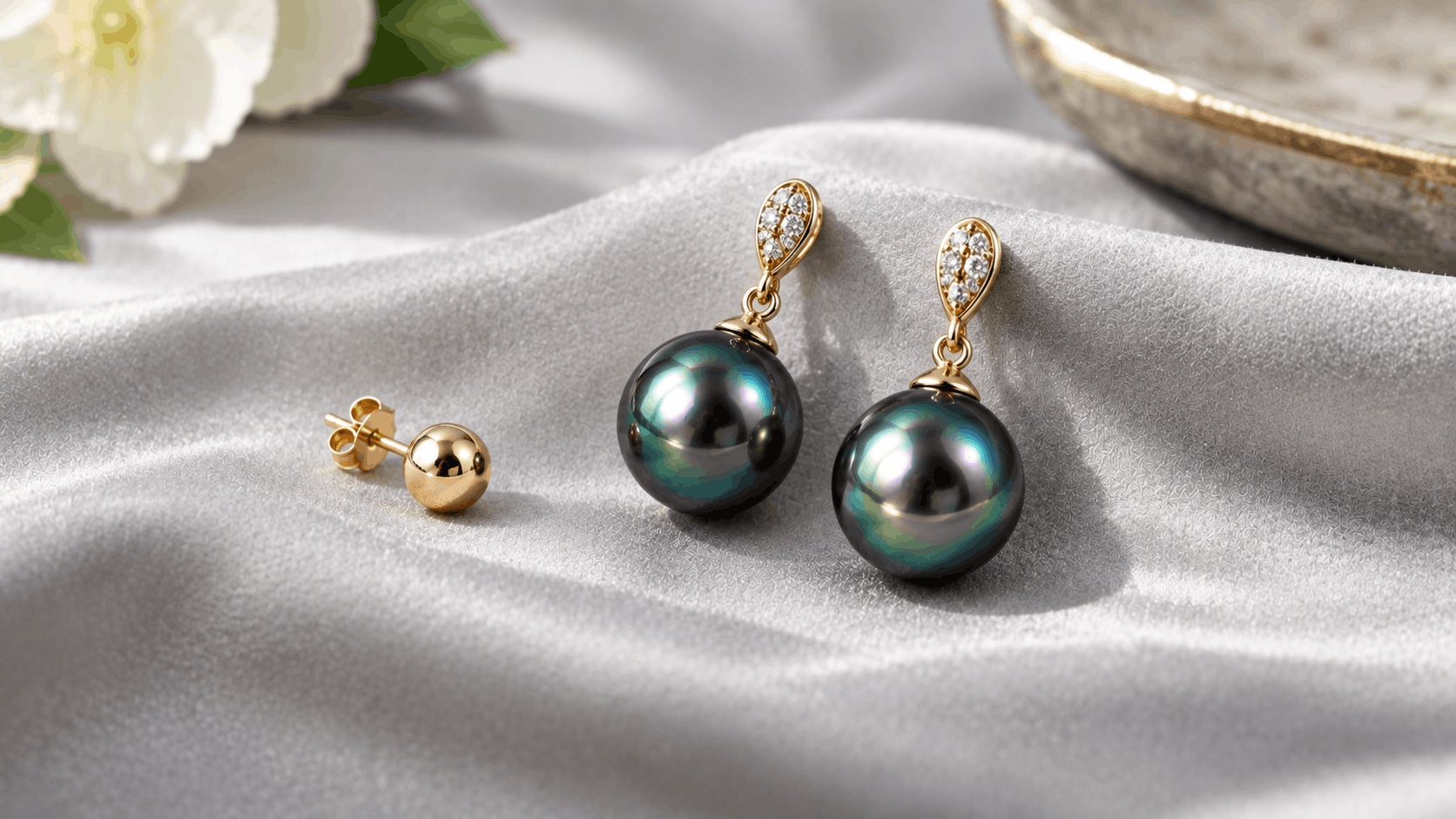 05. Cómo combinar aretes de perlas tahitianas