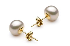 Conjunto de perlas Perla de Agua Dulce de calidad AAA de 7 a 8mm en color Blanco