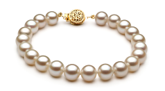 Conjunto de perlas Perla de Agua Dulce de calidad AAAA de 7 a 8mm en color Blanco