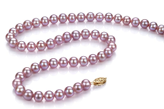 Conjunto de perlas Perla de Agua Dulce de calidad AA de 6 a 6.5mm en color Lavanda