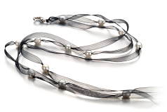 Collar de perlas Perla de Agua Dulce de calidad A de 5 a 6mm en color Blanco