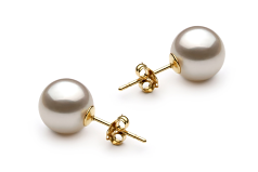Conjunto de perlas Perla Akoya Japonesa de calidad AA de 8 a 9mm en color Blanco