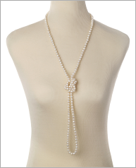 Collar de perlas Perla de Agua Dulce de calidad A de 6 a 7mm en color Blanco