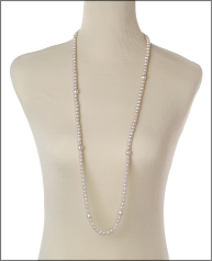 Collar de perlas Perla de Agua Dulce de calidad A de 6 a 11mm en color Blanco