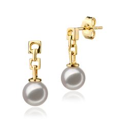 Conjunto de perlas Perla Akoya Japonesa de calidad AA de 6 a 7mm en color Blanco