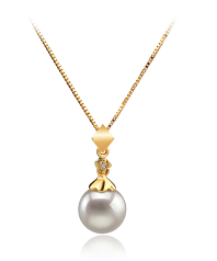 Conjunto de perlas Perla Akoya Japonesa de calidad AA de 7 a 8mm en color Blanco