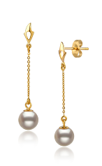 Conjunto de perlas Perla Akoya Japonesa de calidad AA de 6 a 7mm en color Blanco