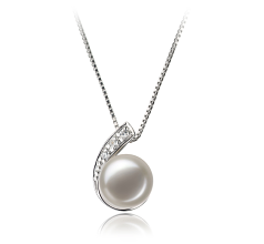 Conjunto de perlas Perla de Agua Dulce de calidad AA de 7 a 8mm en color Blanco