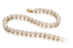 Collar de perlas Perla de Agua Dulce de calidad AAAA de 5 a 5.5mm en color Blanco