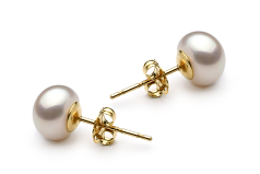 Conjunto de perlas Perla de Agua Dulce de calidad AA de 7.5 a 8.5mm en color Blanco