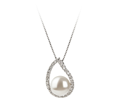 Conjunto de perlas Perla de Agua Dulce de calidad AA de 9 a 10mm en color Blanco