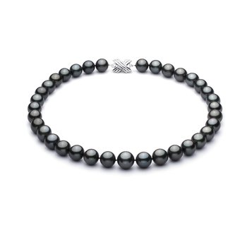 Collar de perlas Perla Tahití de calidad AA+ de 11 a 13.5mm en color Negro