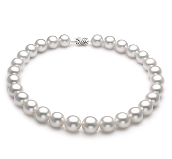 Collar de perlas Mar del Sur de calidad AAA de 14 a 17mm en color Blanco