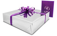 Envoltura de regalo y tarjeta de regalo opcionales