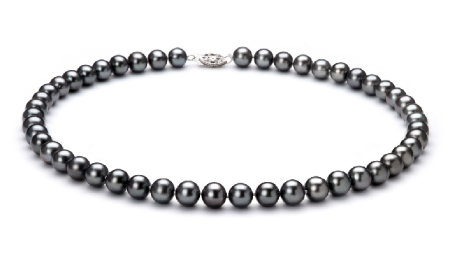 View Collar de perlas de agua dulce negras collection